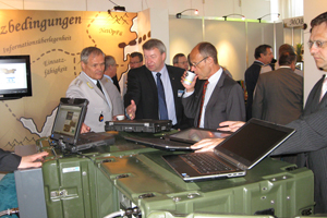 Bild: CONET-Stand AFCEA 2011 Bild: CONET-Stand AFCEA 2011