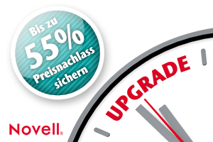 Bild: Novell Upgrade Promotion Bild: Novell Upgrade Promotion