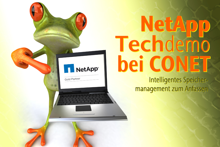 Bild: NetApp TechDemo bei CONET Bild: NetApp TechDemo bei CONET