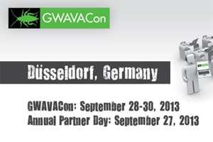 Image: GWAVACon EMEA 2013 Düsseldorf September 27th to 30th Image: GWAVACon EMEA 2013 Düsseldorf September 27th to 30th