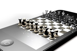Bild: Schach mit iPhone Bild: Schach mit iPhone