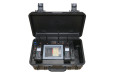 The Mobile Command Flightcase of CONET UC Radio Suite - equipped with Panel PC and two Hand Radio Terminals (HRTs)