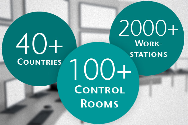 CONET UC Radio Suite - eingesetzt in mehr als 100 Leitständen und Leitstellen, in mehr als 40 Ländern an insgesamt mehr als 2000 Arbeitsplätzen CONET UC Radio Suite - eingesetzt in mehr als 100 Leitständen und Leitstellen, in mehr als 40 Ländern an insgesamt mehr als 2000 Arbeitsplätzen