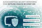 Grafik: Aussagekräftiges Security Monitoring dank Netflow-Analyse im CONET SOC