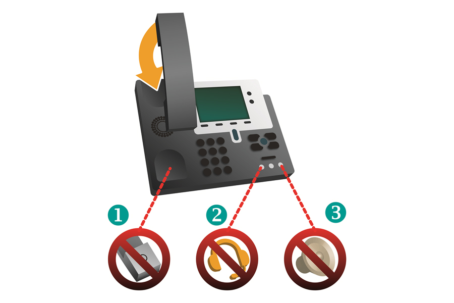 Illustration: CONET Phone-Mod - Abhörsicherheit für IP-Telefone Illustration: CONET Phone-Mod - Abhörsicherheit für IP-Telefone