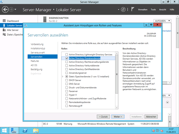 Bild: CONET, Screenshot, Konfiguration Assistent