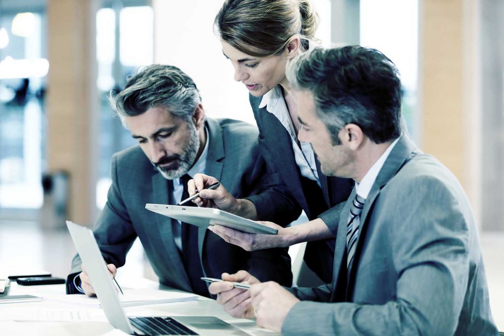 Bild: Team Work in a Social Business Environment