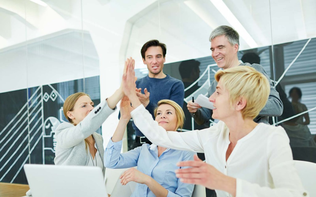 Bild: Teamwork - Gemeinsame Erfolge
