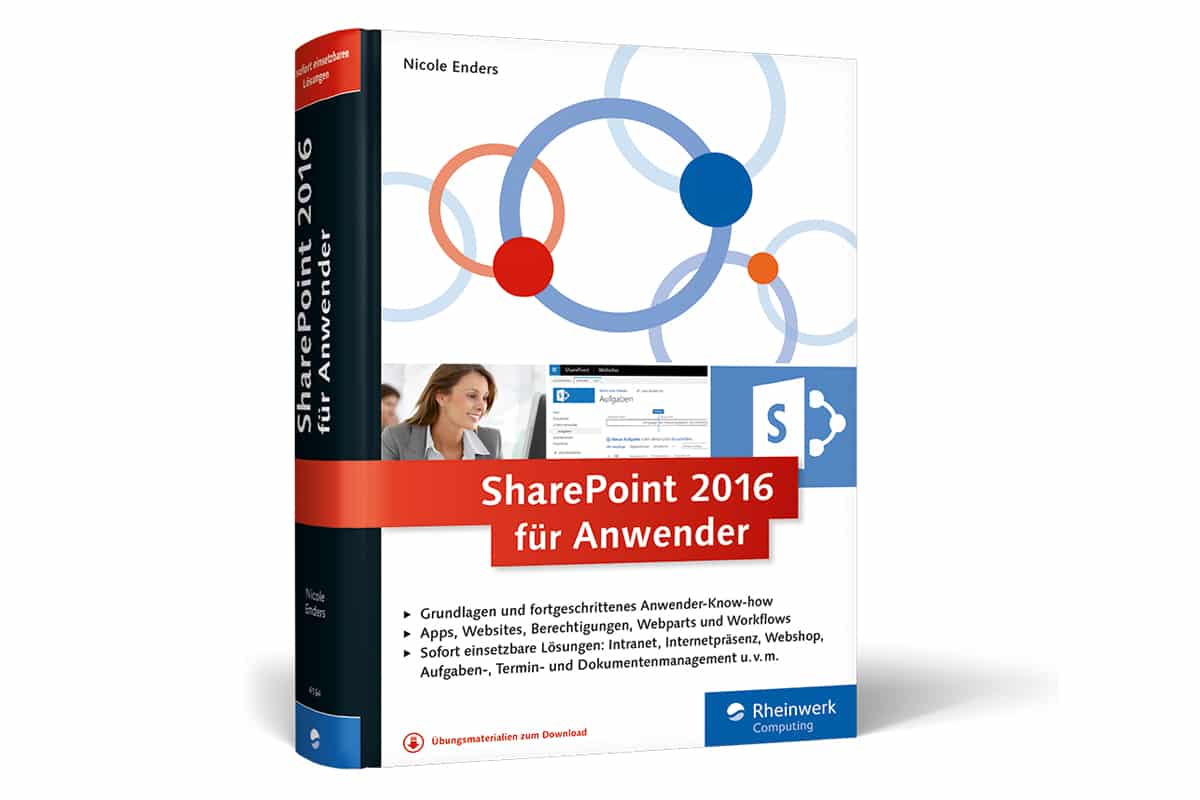 Bild: Anwenderhandbuch SharePoint 2016 von CONET-Expertin Nicole Enders