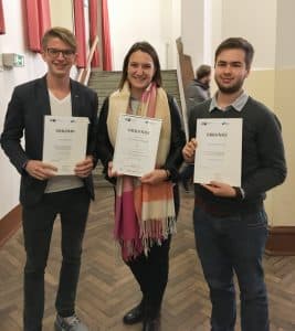 Unsere Auszubildenden erhielten eine Auszeichnungen von der IHK für die herausragenden Leistungen.