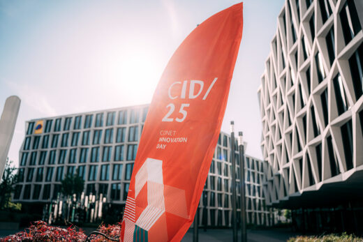 Foto: Beachflag auf dem conet Innovation Day