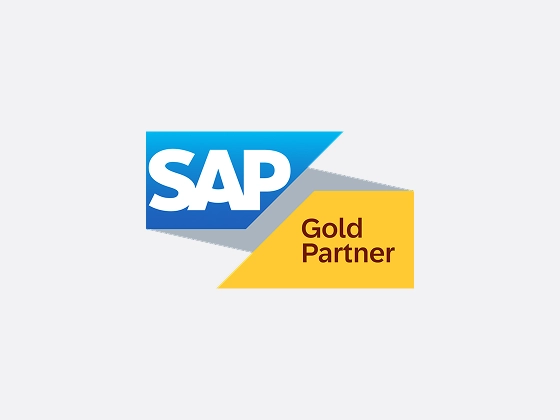 Logo des SAP Gold Partners.