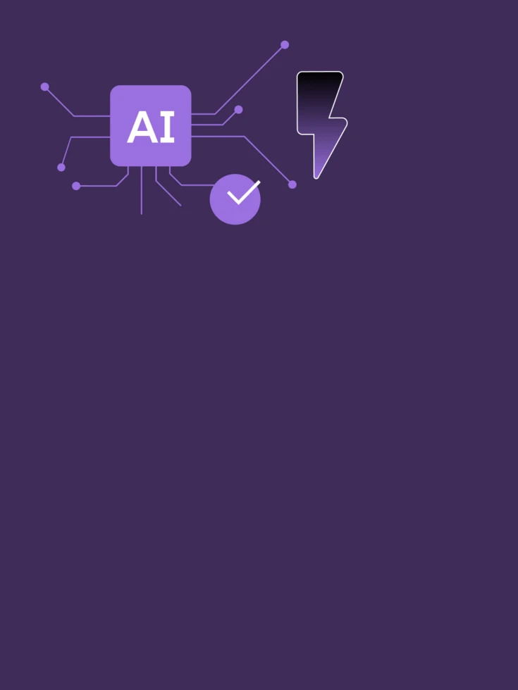 Illustration zum Einsatz von KI und Automatisierung zur Optimierung von Prozessen und Entscheidungen