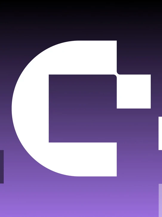 Grafik: conet-Bildmarke auf dunklem Hintergrund